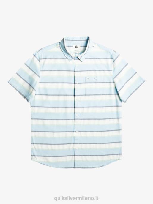 esso Quiksilver uomini camicia a maniche corte cali sunrise bianco cali alba 231 HTZR1206