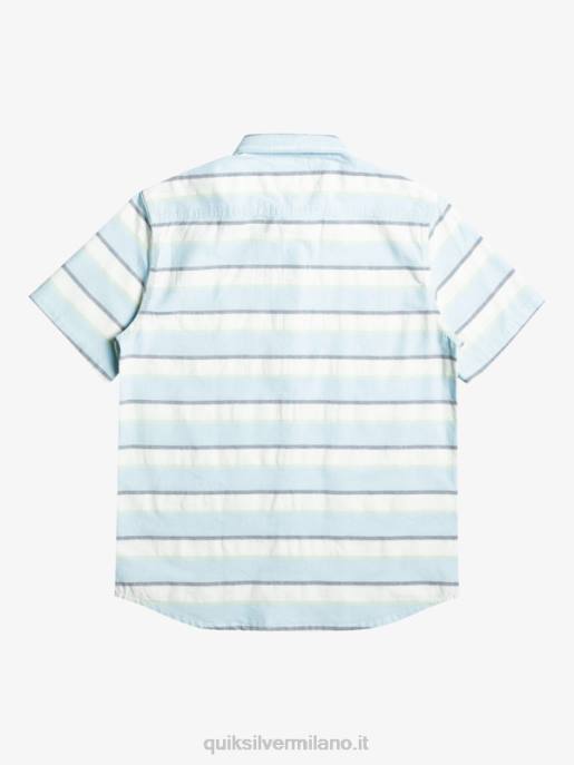 esso Quiksilver uomini camicia a maniche corte cali sunrise bianco cali alba 231 HTZR1206