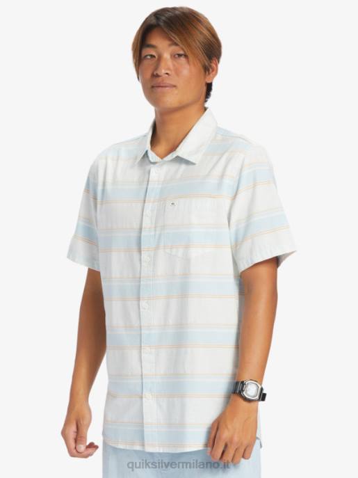 esso Quiksilver uomini camicia a maniche corte cali sunrise celeste cali str HTZR447