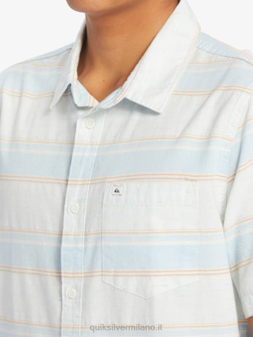esso Quiksilver uomini camicia a maniche corte cali sunrise celeste cali str HTZR447