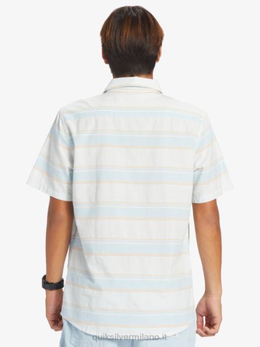 esso Quiksilver uomini camicia a maniche corte cali sunrise celeste cali str HTZR447