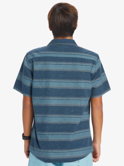 esso Quiksilver uomini camicia a maniche corte cali sunrise mezzanotte marina cali str HTZR446