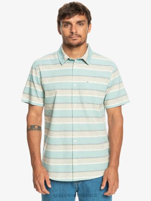 esso Quiksilver uomini camicia a maniche corte cali sunrise plaza taupe cali alba 231 HTZR1207