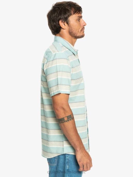 esso Quiksilver uomini camicia a maniche corte cali sunrise plaza taupe cali alba 231 HTZR1207