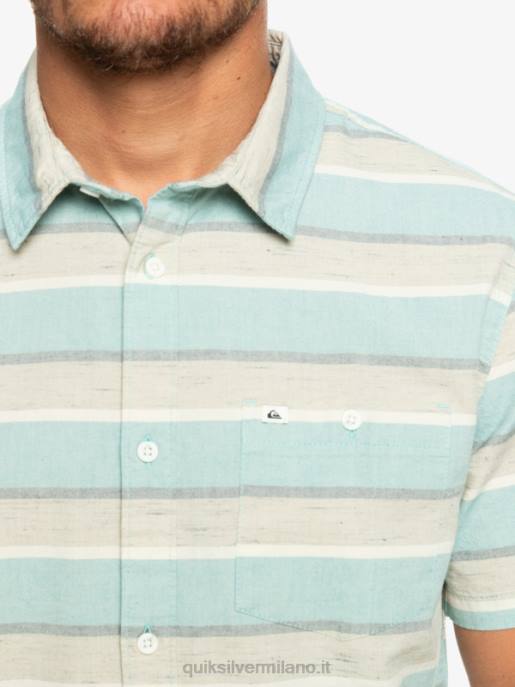esso Quiksilver uomini camicia a maniche corte cali sunrise plaza taupe cali alba 231 HTZR1207