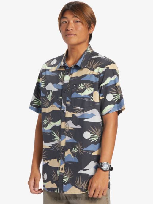 esso Quiksilver uomini camicia a maniche corte dazed lento tarmac slow daze ss HTZR667