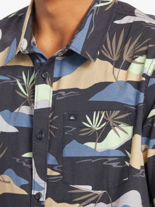esso Quiksilver uomini camicia a maniche corte dazed lento tarmac slow daze ss HTZR667