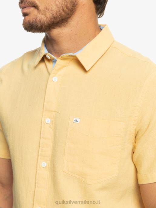 esso Quiksilver uomini camicia a maniche corte della scatola del tempo grano HTZR1361