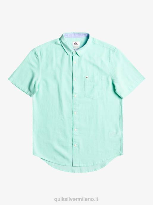 esso Quiksilver uomini camicia a maniche corte della scatola del tempo vetro da spiaggia HTZR1360