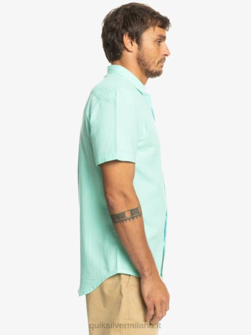 esso Quiksilver uomini camicia a maniche corte della scatola del tempo vetro da spiaggia HTZR1360