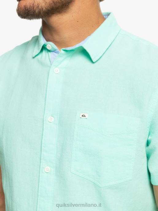 esso Quiksilver uomini camicia a maniche corte della scatola del tempo vetro da spiaggia HTZR1360