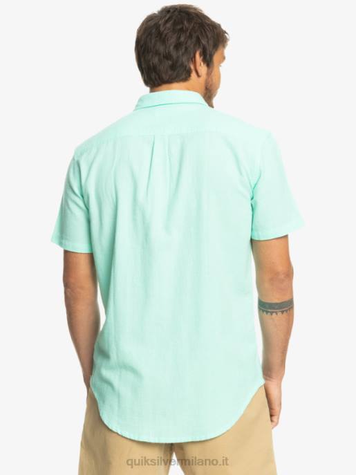 esso Quiksilver uomini camicia a maniche corte della scatola del tempo vetro da spiaggia HTZR1360