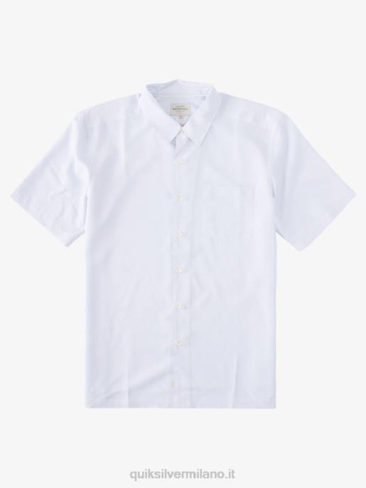 esso Quiksilver uomini camicia a maniche corte di waterman kings cliff scogliera dei re bianchi HTZR281
