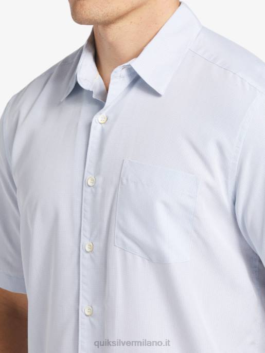 esso Quiksilver uomini camicia a maniche corte di waterman kings cliff scogliera dei re bianchi HTZR281