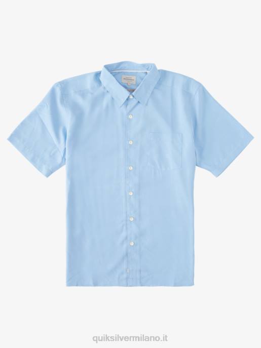 esso Quiksilver uomini camicia a maniche corte di waterman kings cliff scogliera dei re blu crepuscolo HTZR285