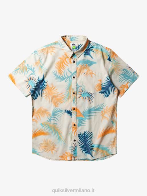 esso Quiksilver uomini camicia a maniche corte glitch tropicale glitch tropicale di betulla HTZR550