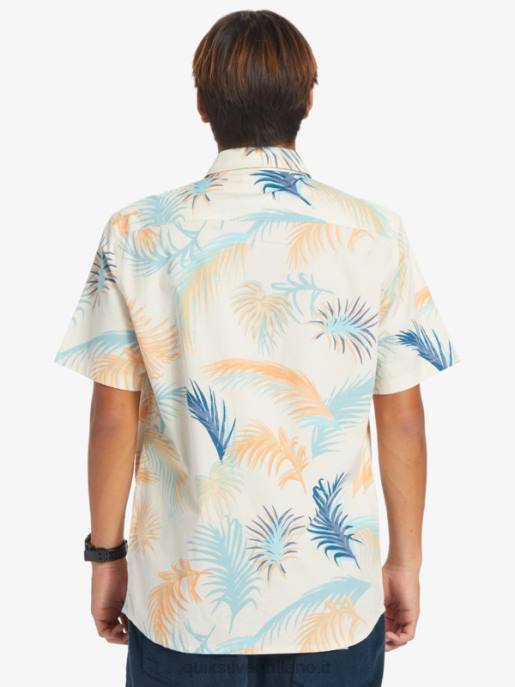 esso Quiksilver uomini camicia a maniche corte glitch tropicale glitch tropicale di betulla HTZR550