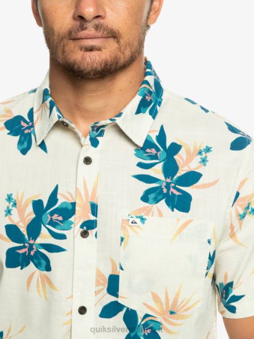 esso Quiksilver uomini camicia a maniche corte hondazed betulla holidazed HTZR1088