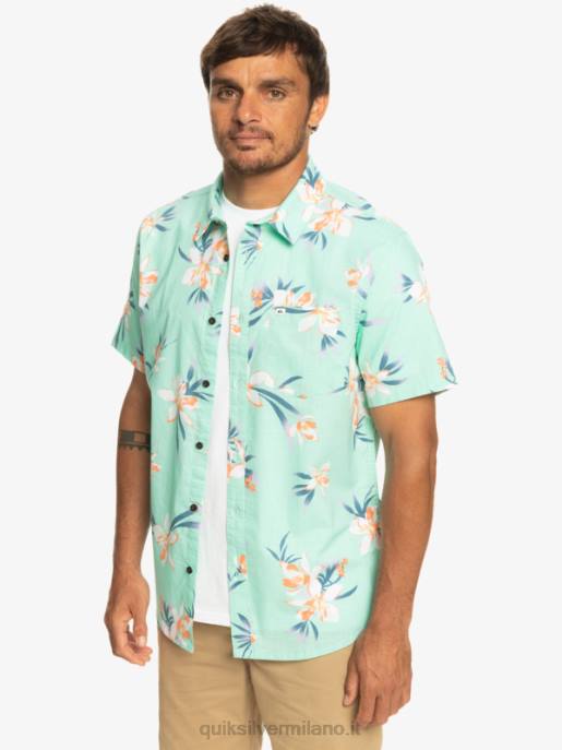esso Quiksilver uomini camicia a maniche corte hondazed vetro da spiaggia holidazed HTZR1089