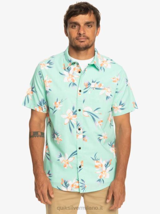 esso Quiksilver uomini camicia a maniche corte hondazed vetro da spiaggia holidazed HTZR1089