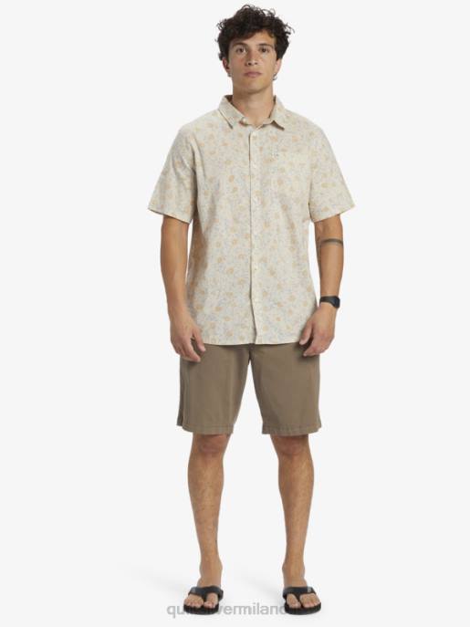 esso Quiksilver uomini camicia a maniche corte in morbida peluria soffice peluria di betulla HTZR1232