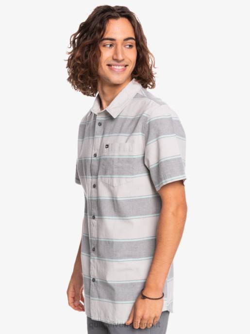 esso Quiksilver uomini camicia a maniche corte in prima serata grigio viola in prima serata HTZR1620