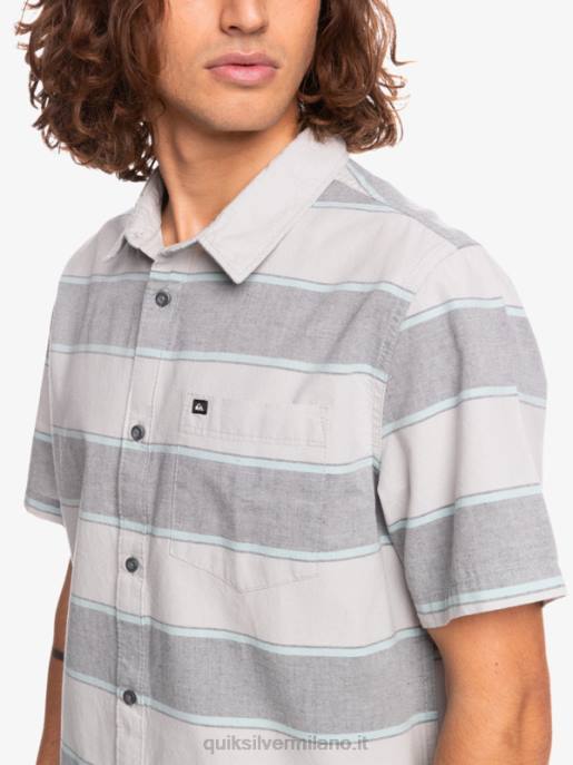 esso Quiksilver uomini camicia a maniche corte in prima serata grigio viola in prima serata HTZR1620