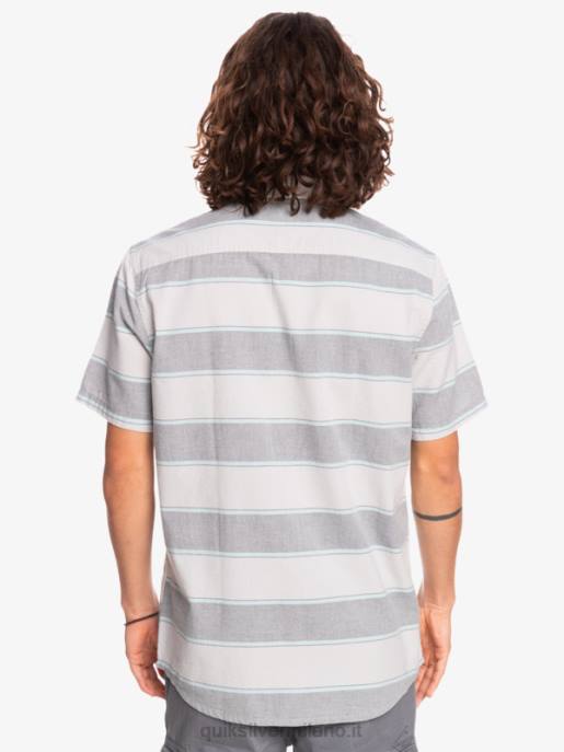 esso Quiksilver uomini camicia a maniche corte in prima serata grigio viola in prima serata HTZR1620