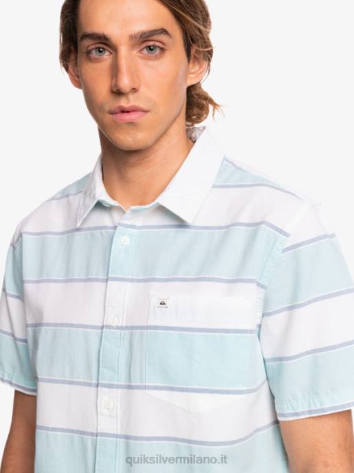 esso Quiksilver uomini camicia a maniche corte in prima serata prima serata bianca HTZR1621