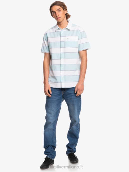 esso Quiksilver uomini camicia a maniche corte in prima serata prima serata bianca HTZR1621