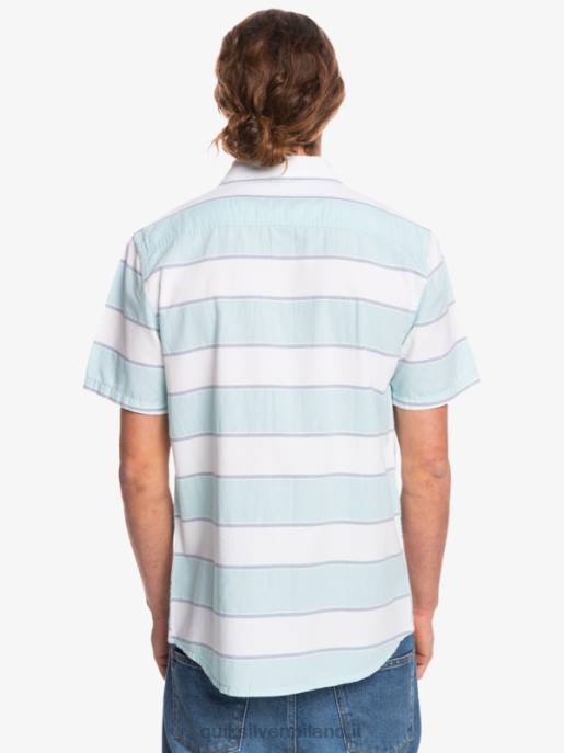 esso Quiksilver uomini camicia a maniche corte in prima serata prima serata bianca HTZR1621