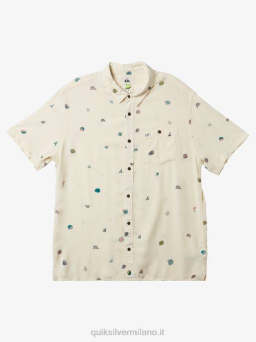 esso Quiksilver uomini camicia a maniche corte minimark minimo di betulla HTZR1226