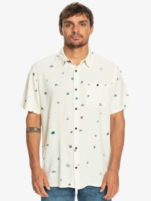esso Quiksilver uomini camicia a maniche corte minimark minimo di betulla HTZR1226