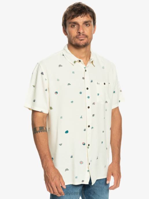 esso Quiksilver uomini camicia a maniche corte minimark minimo di betulla HTZR1226