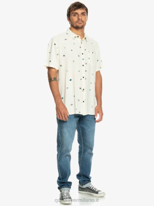 esso Quiksilver uomini camicia a maniche corte minimark minimo di betulla HTZR1226