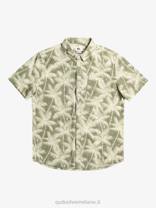 esso Quiksilver uomini camicia a maniche corte momento fugace momento fugace a quattro foglie HTZR996