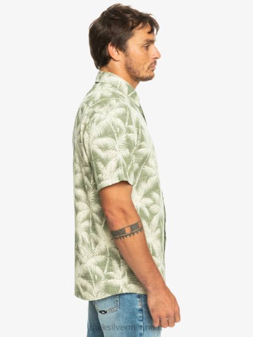 esso Quiksilver uomini camicia a maniche corte momento fugace momento fugace a quattro foglie HTZR996