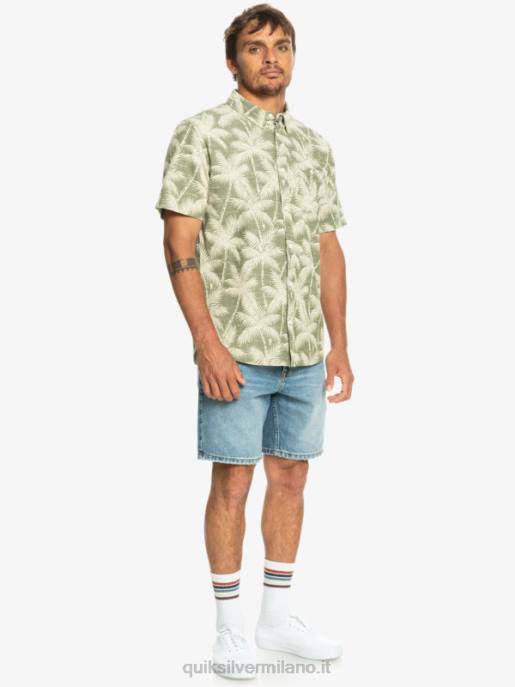 esso Quiksilver uomini camicia a maniche corte momento fugace momento fugace a quattro foglie HTZR996