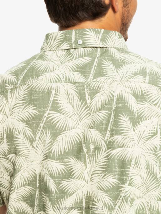 esso Quiksilver uomini camicia a maniche corte momento fugace momento fugace a quattro foglie HTZR996