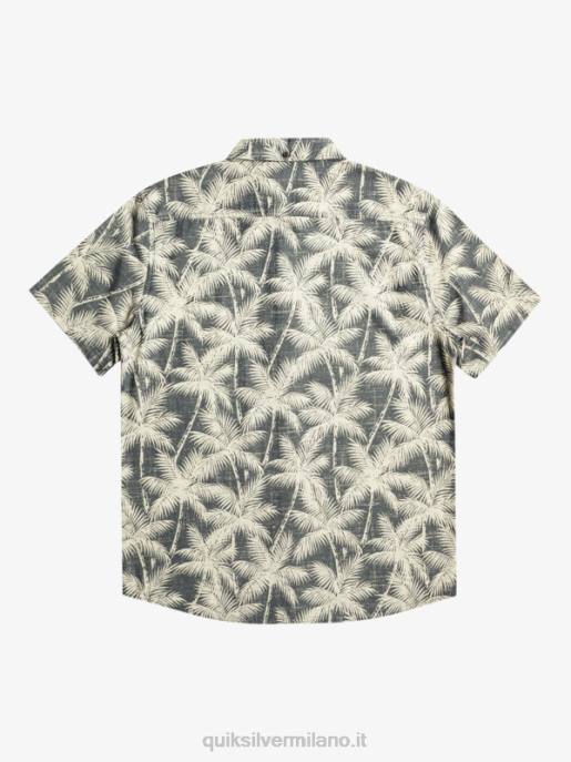 esso Quiksilver uomini camicia a maniche corte momento fugace momento fugace della marina HTZR995
