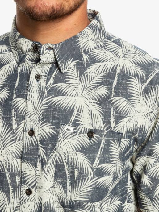 esso Quiksilver uomini camicia a maniche corte momento fugace momento fugace della marina HTZR995
