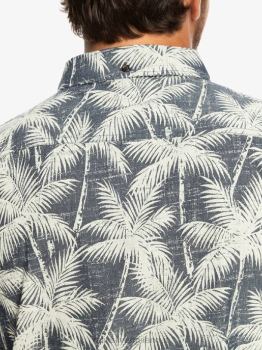 esso Quiksilver uomini camicia a maniche corte momento fugace momento fugace della marina HTZR995