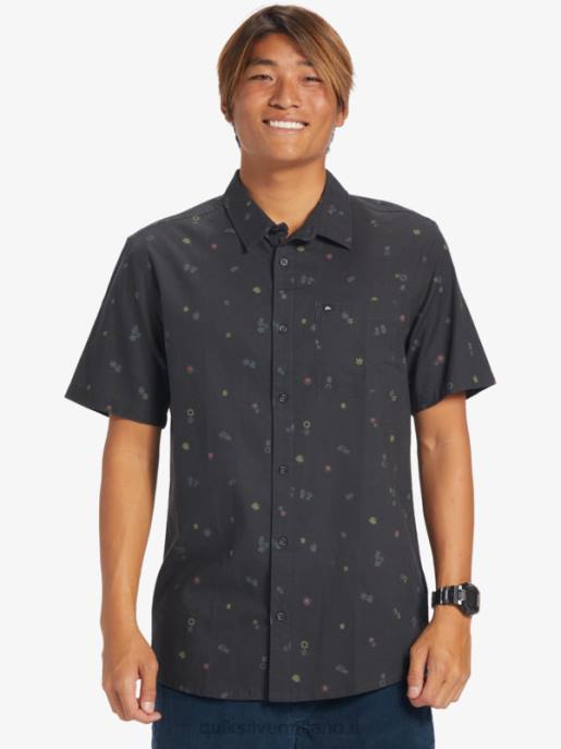 esso Quiksilver uomini camicia a maniche corte rave pacifica asfalto pacifico rave ss HTZR589