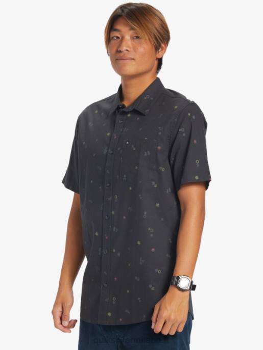 esso Quiksilver uomini camicia a maniche corte rave pacifica asfalto pacifico rave ss HTZR589