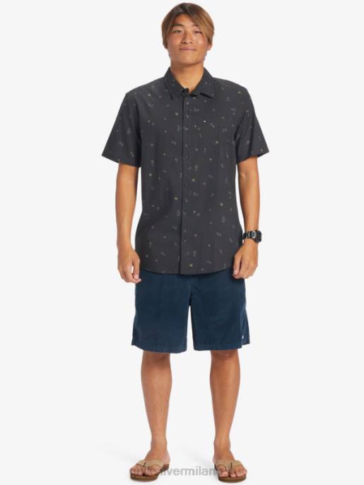 esso Quiksilver uomini camicia a maniche corte rave pacifica asfalto pacifico rave ss HTZR589