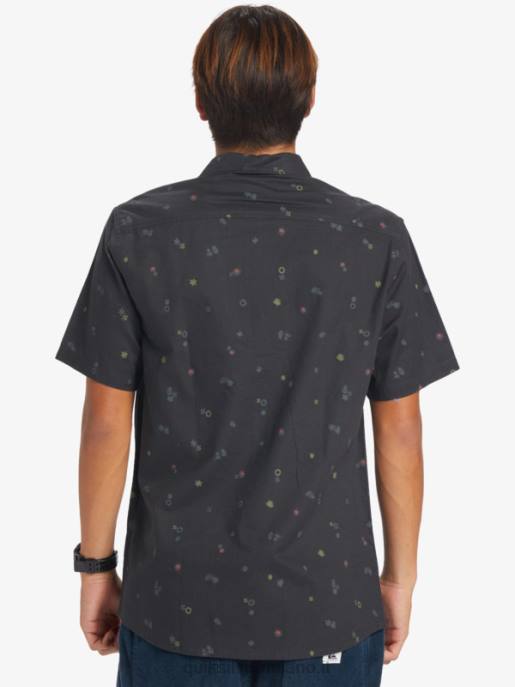 esso Quiksilver uomini camicia a maniche corte rave pacifica asfalto pacifico rave ss HTZR589