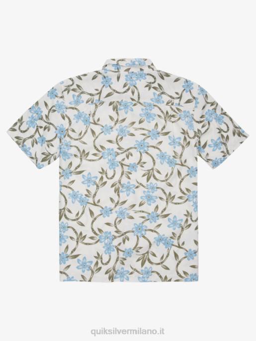 esso Quiksilver uomini camicia a maniche corte ritorta waterman flusso contorto blu crepuscolo HTZR1351