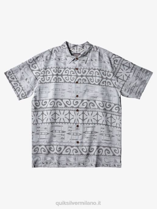 esso Quiksilver uomini camicia a maniche corte waterman at trees nebbia del porto sugli alberi HTZR292