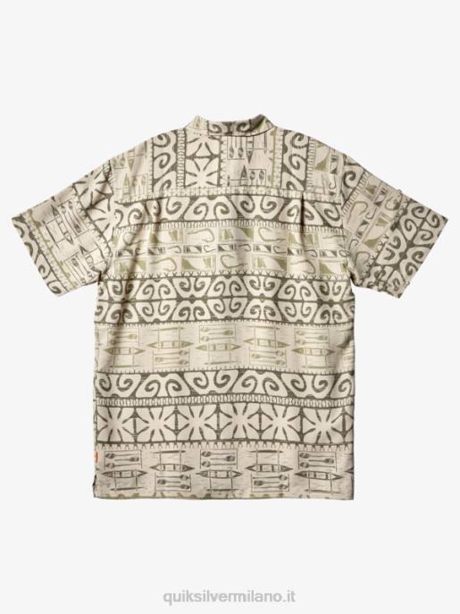 esso Quiksilver uomini camicia a maniche corte waterman at trees tè agli alberi HTZR291
