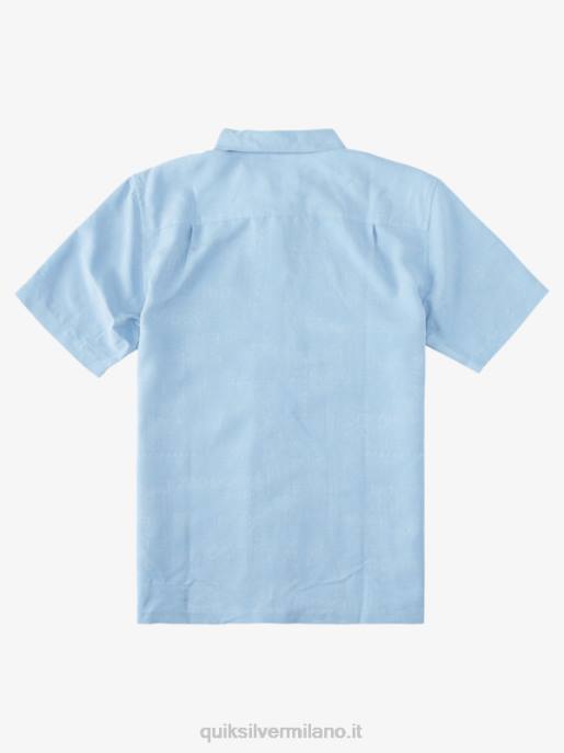 esso Quiksilver uomini camicia a maniche corte waterman manele bay blu crepuscolo HTZR800